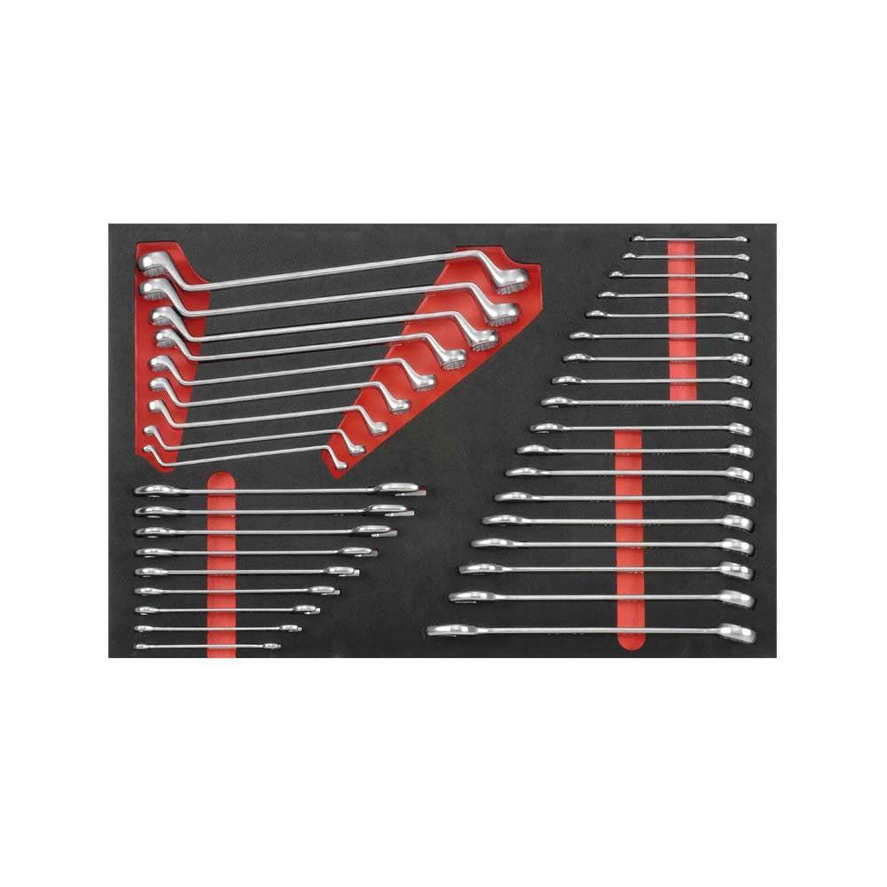 Blauwe Gereedschapswagen 8-lades met 193 delig gereedschap (EVA)