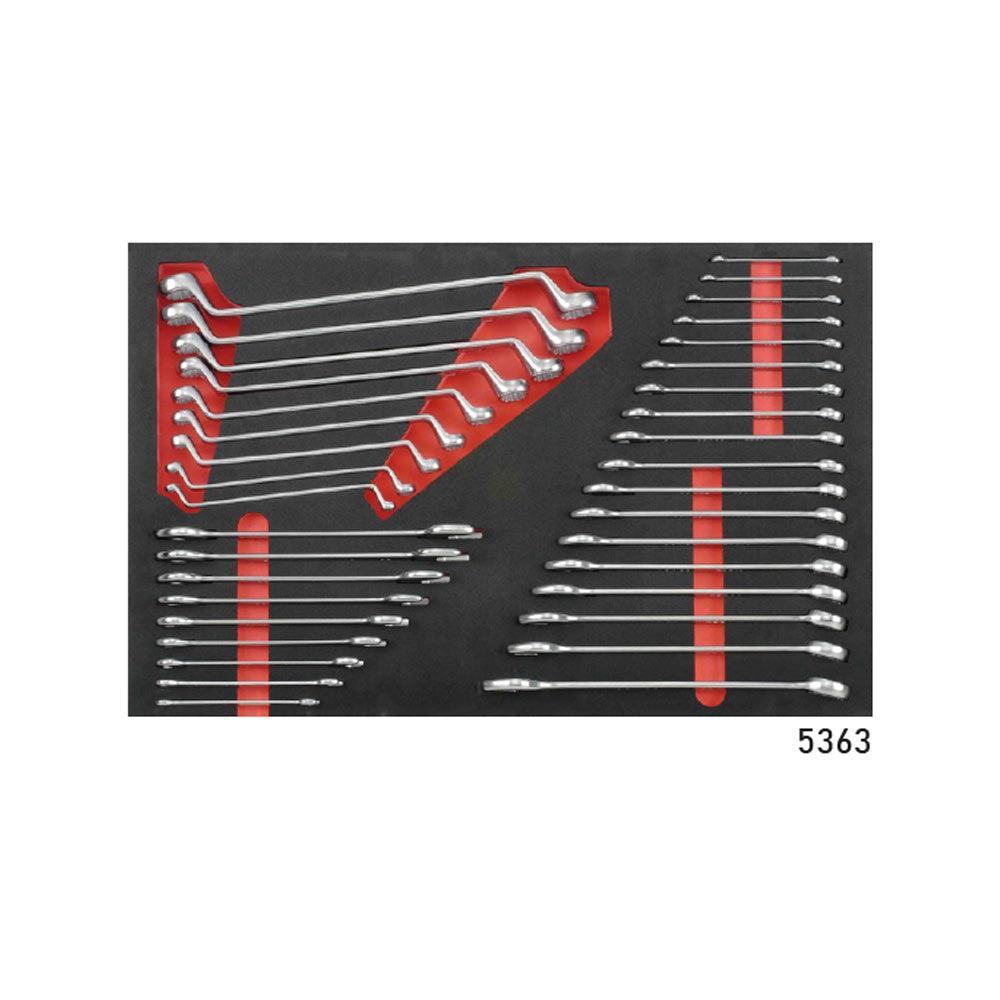 Blauwe Gereedschapswagen 8-lades met 405-delig gereedschap (EVA)