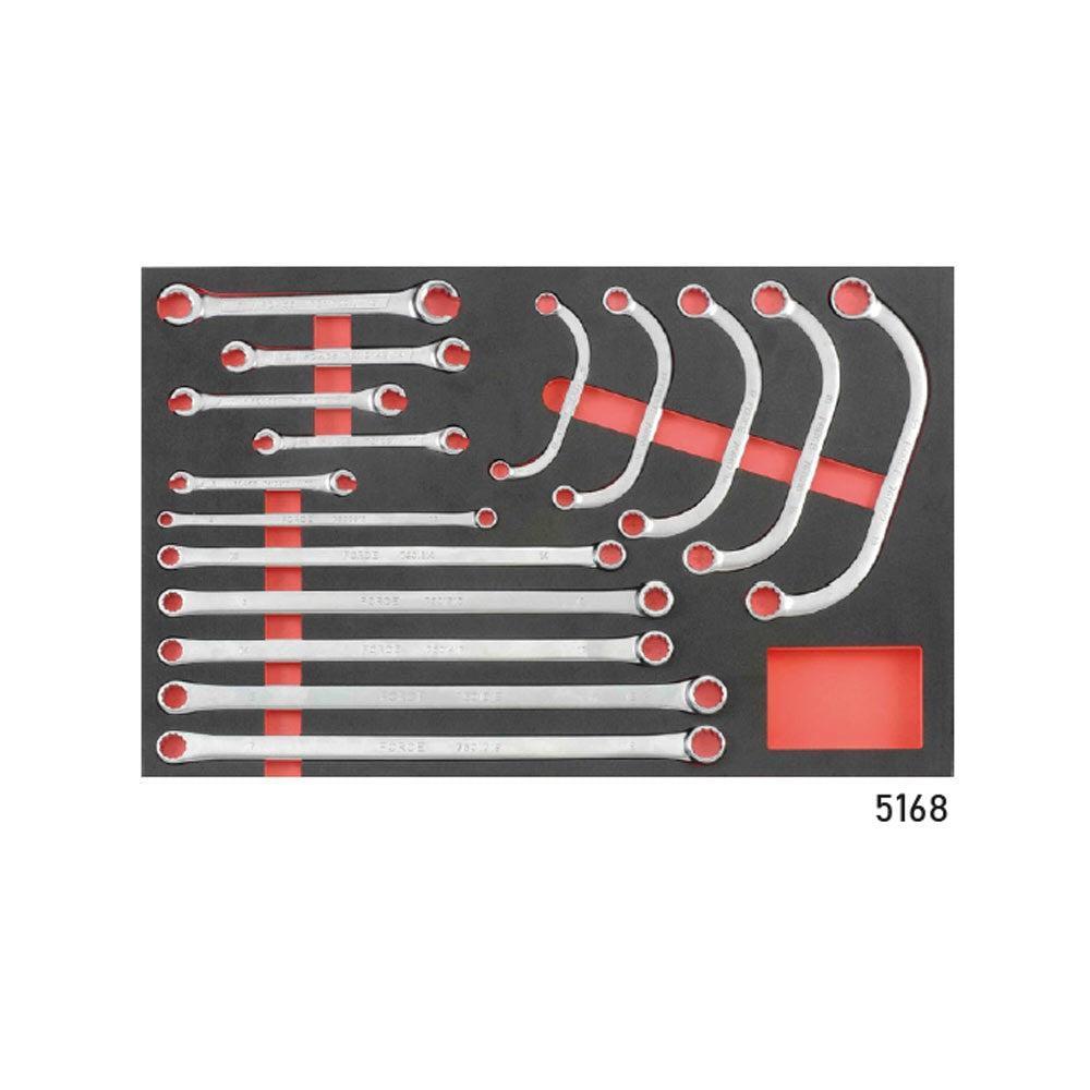 Blauwe Gereedschapswagen 8-lades met 405-delig gereedschap (EVA)