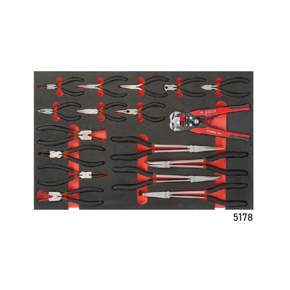 Blauwe Gereedschapswagen 8-lades met 405-delig gereedschap (EVA)