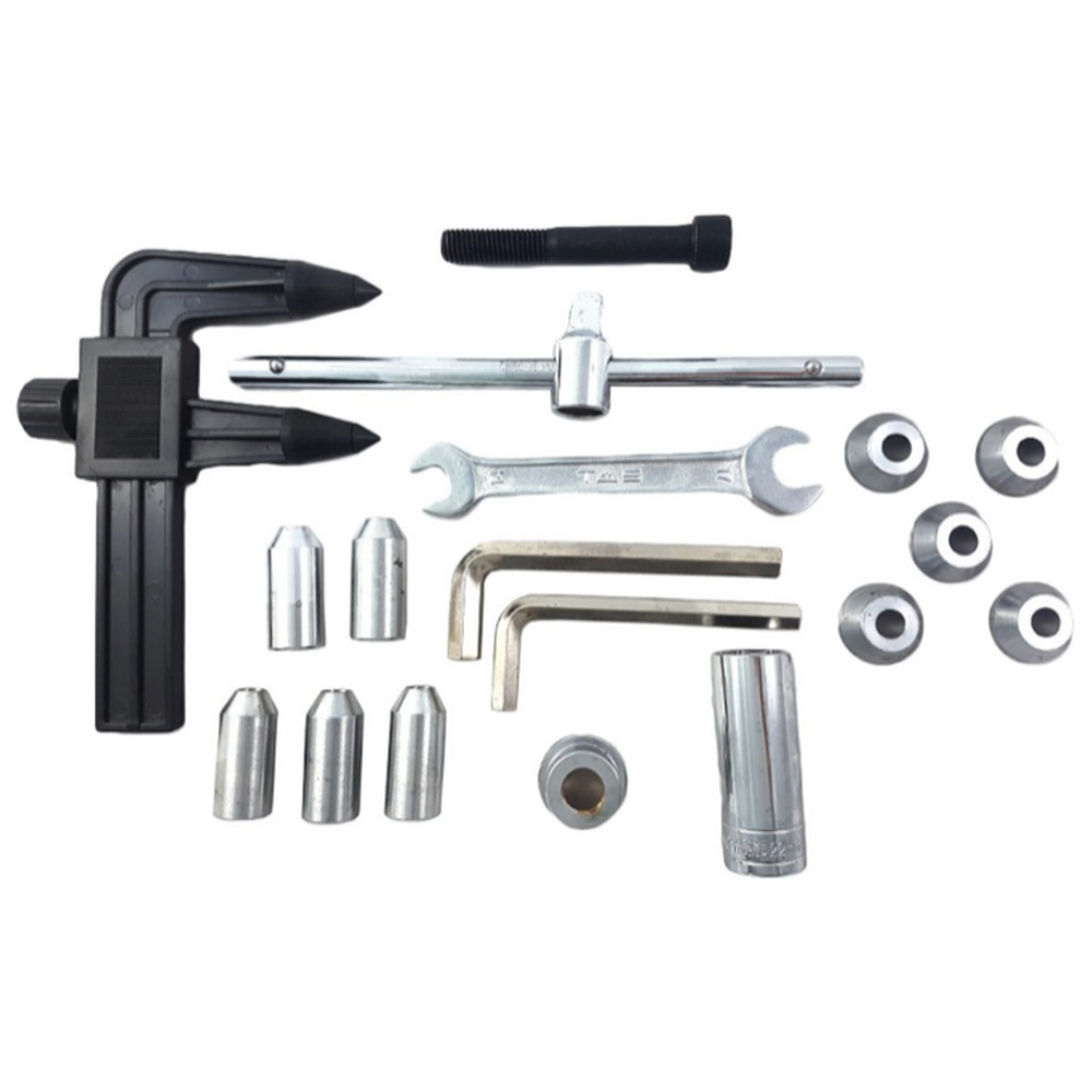 Conic tool set for blind rims including metal adapters, wrenches, and hex keys with free shipping on orders over €100