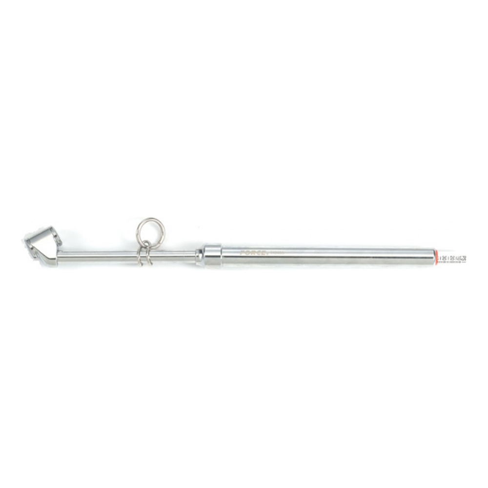 Dual foot tire gauge