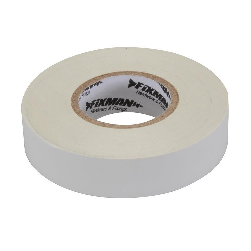 Fixman - Isolatietape 19 mm x 33 m, wit
