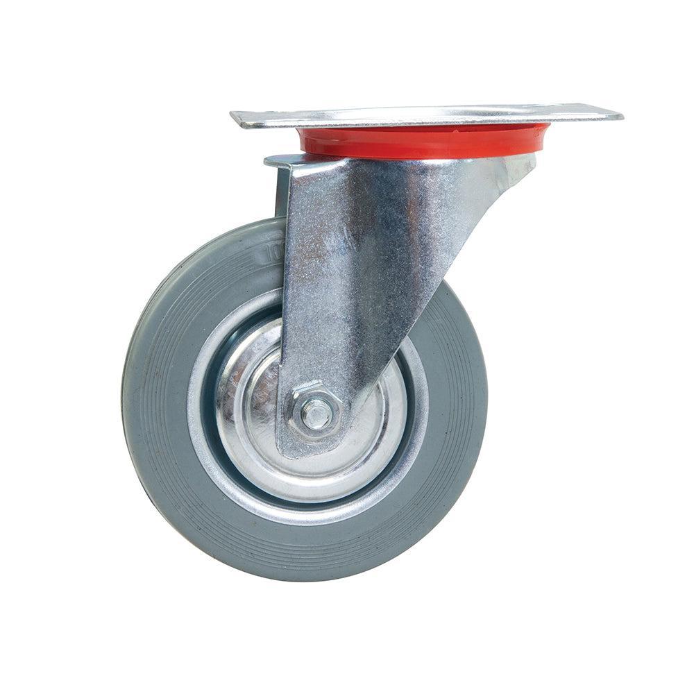 Fixman - Rubberen zwenkwiel 100 mm, 70 kg