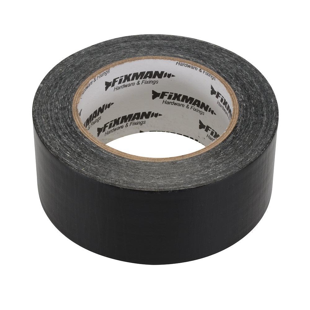 Fixman - Super 'Heavy-Duty' duct tape 50 mm x 50 m, zwart