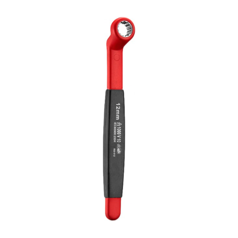 Geïsoleerde ringsleutel 75° gebogen.