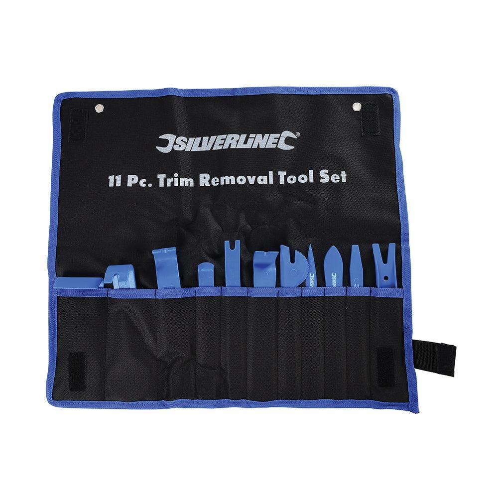 Silverline - Trim verwijderaar set, 11-delig