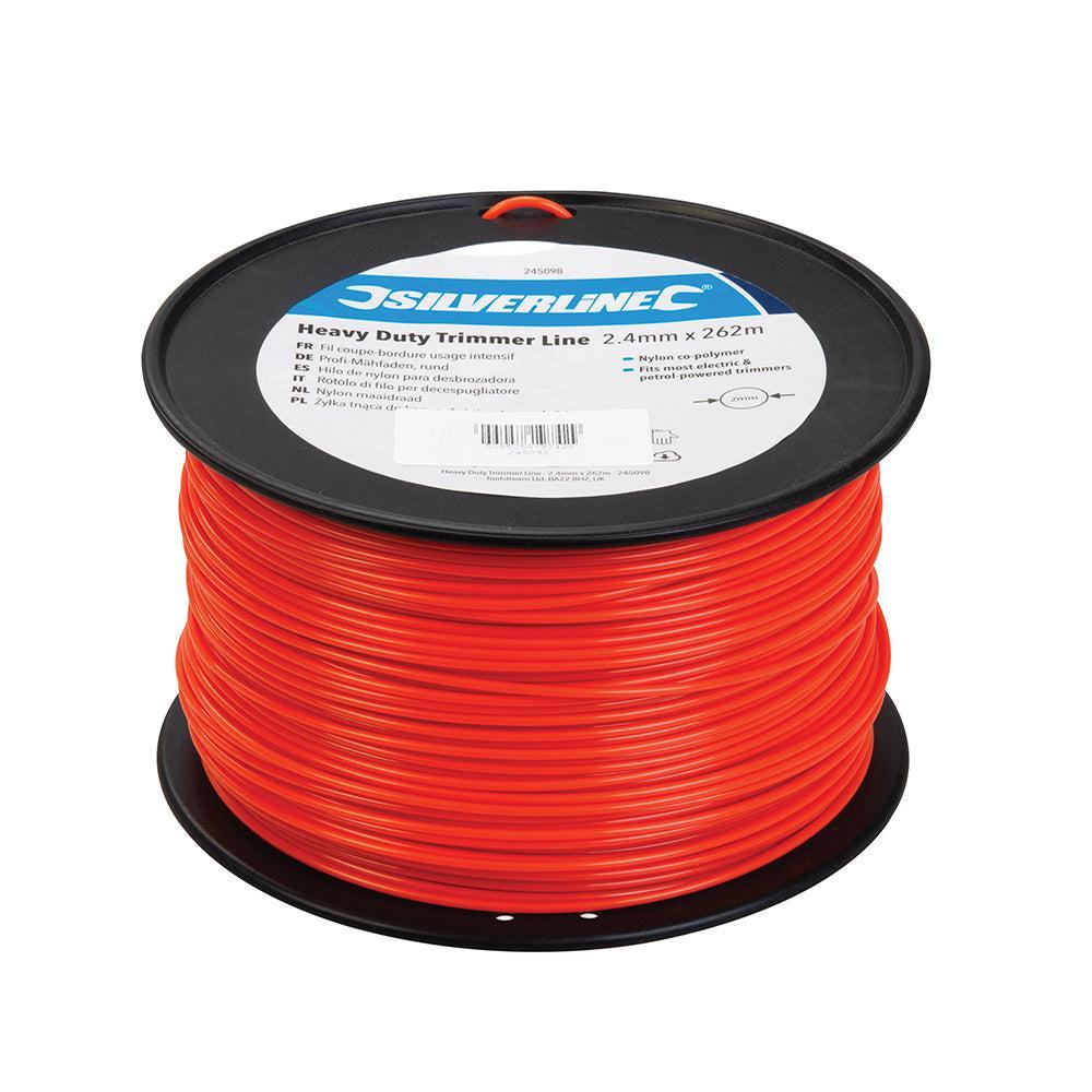 Silverline - Nylon maaidraad 2,4 mm x 262 m