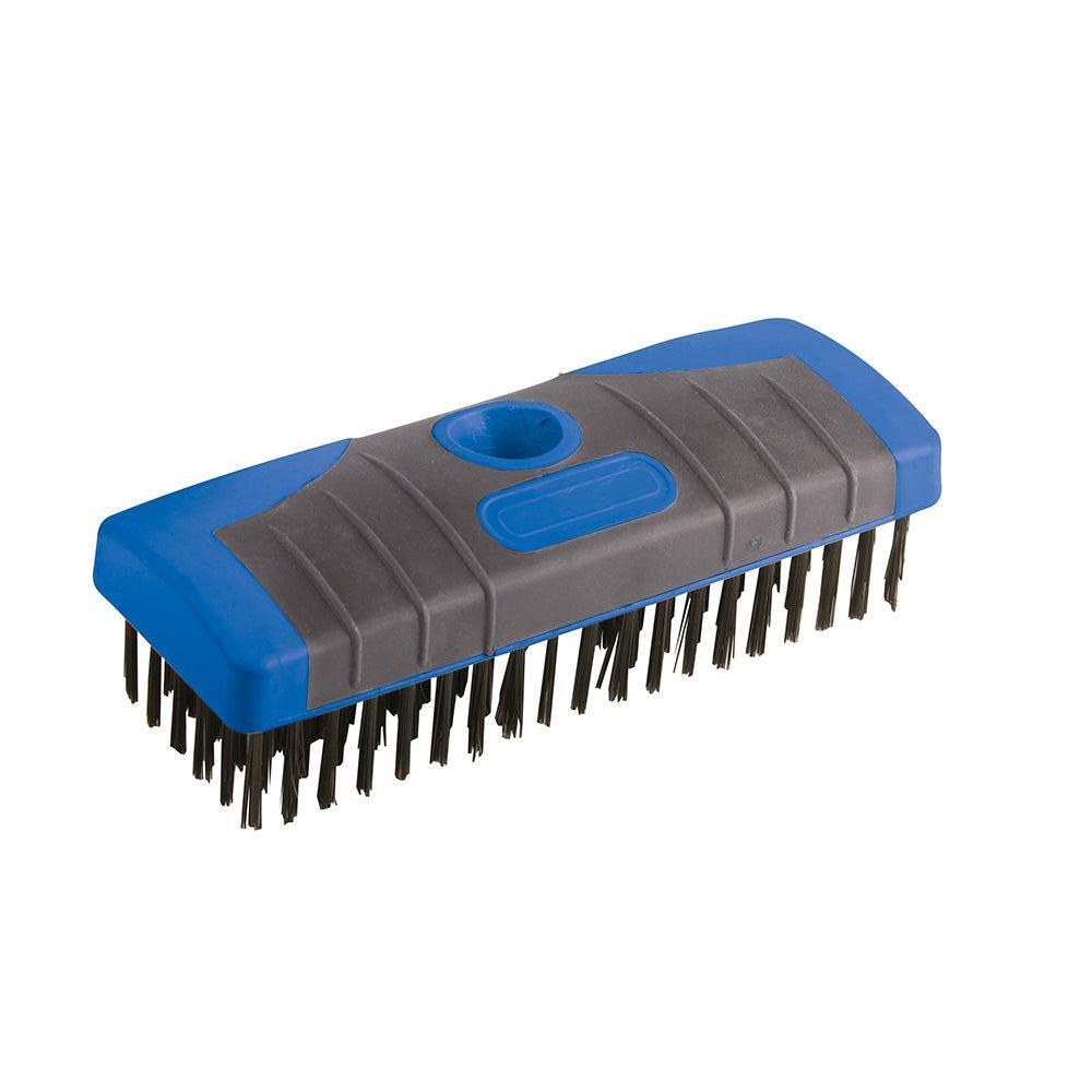 Silverline - Afneembare staalborstel kop 6 rijen