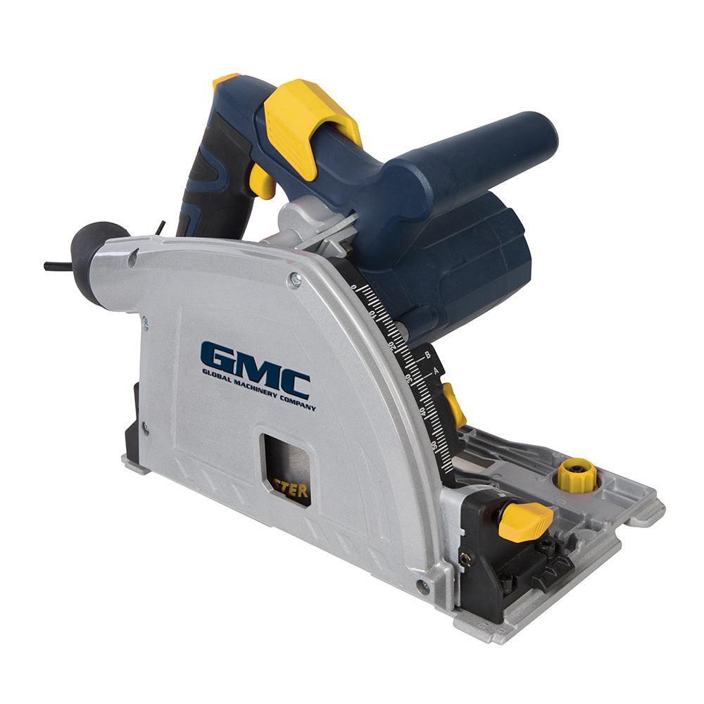 GMC - 1400 W, 165 mm invalcirkelzaag en rails set