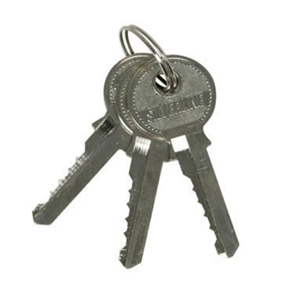 Silverline - Roestvrij stalen schijf hangslot 70 mm