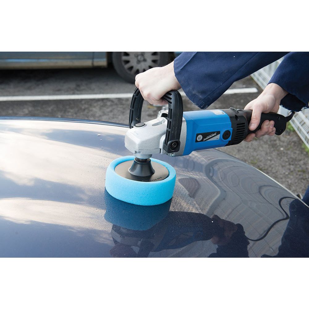 Silverline - M14 schuim polijstkop 150 mm medium, blauw