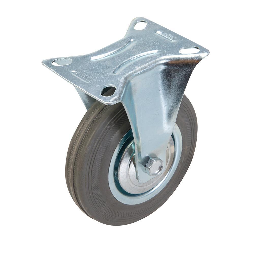 Fixman - Vast rubberen zwenkwiel 125 mm, 100 kg