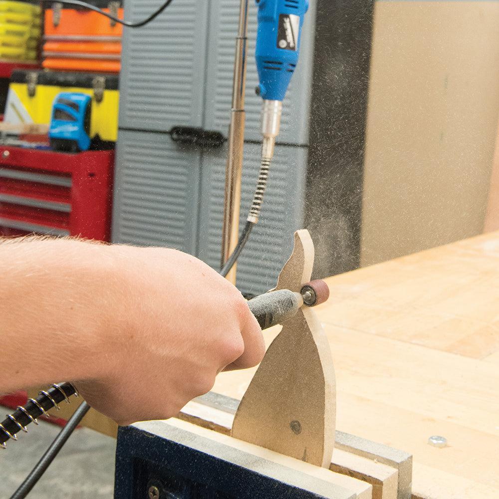 Silverline - 12-delige schuurkoker set 6,35 mm (1/4") en 12,70 mm (1/2")