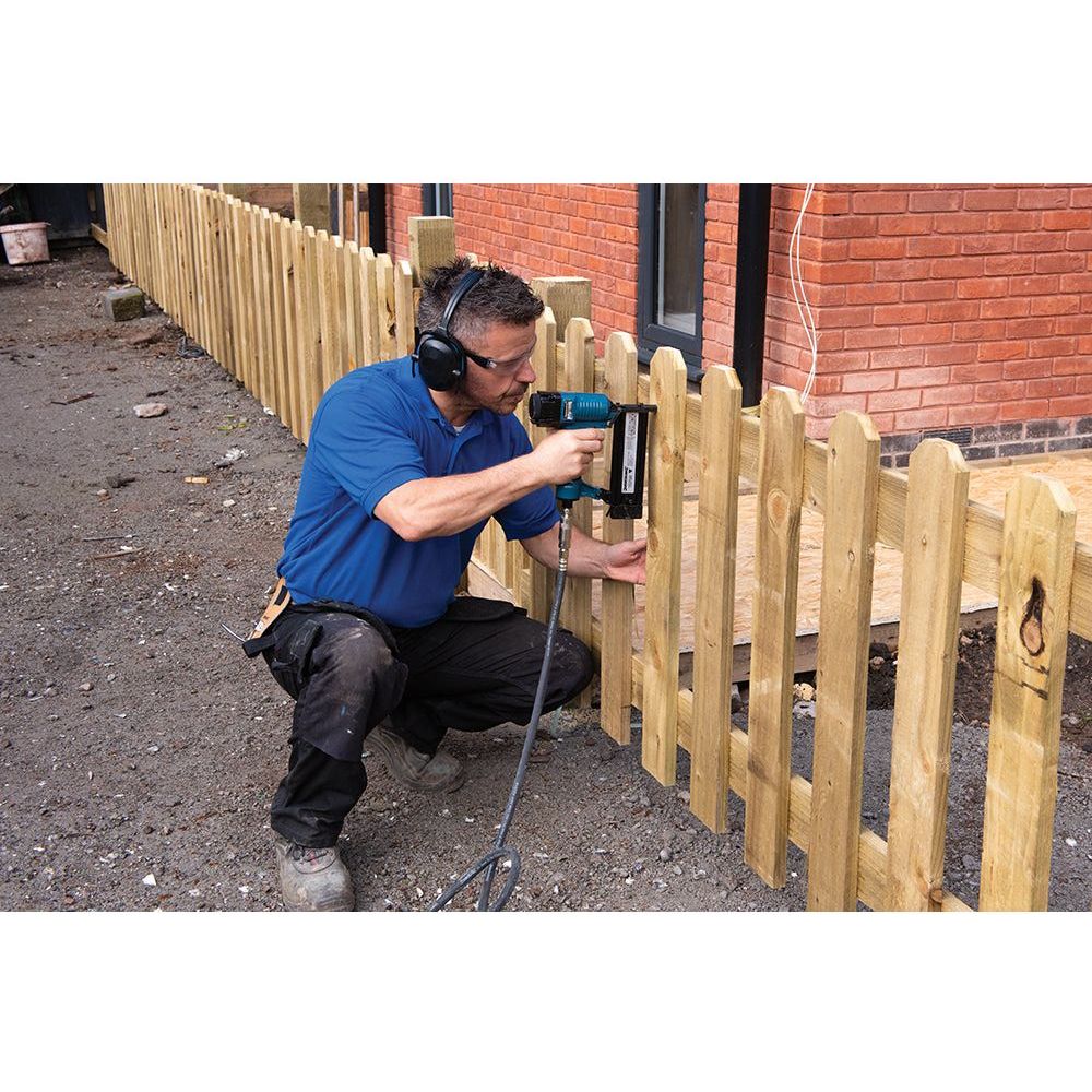 Silverline - Pneumatische tacker, 90 mm 10-12-gauge