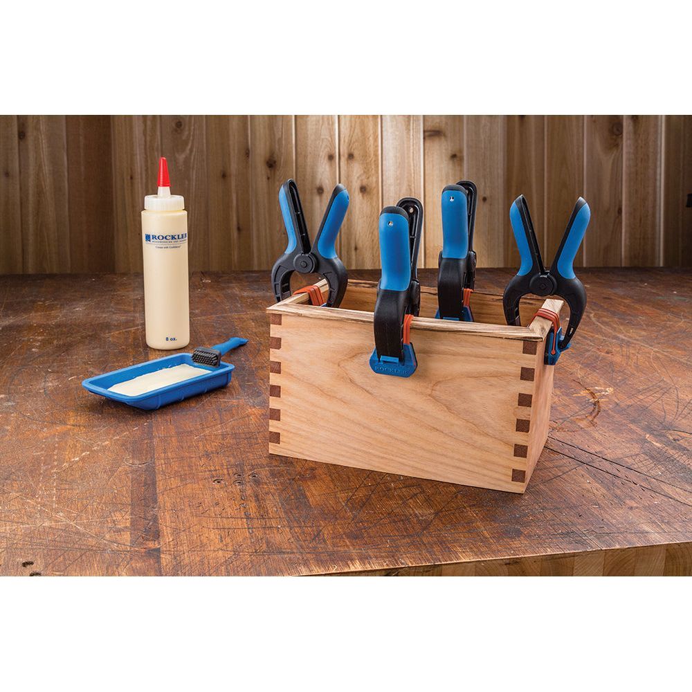 Rockler - Lijmklemmen met rubberen band, 2 pk. Klein