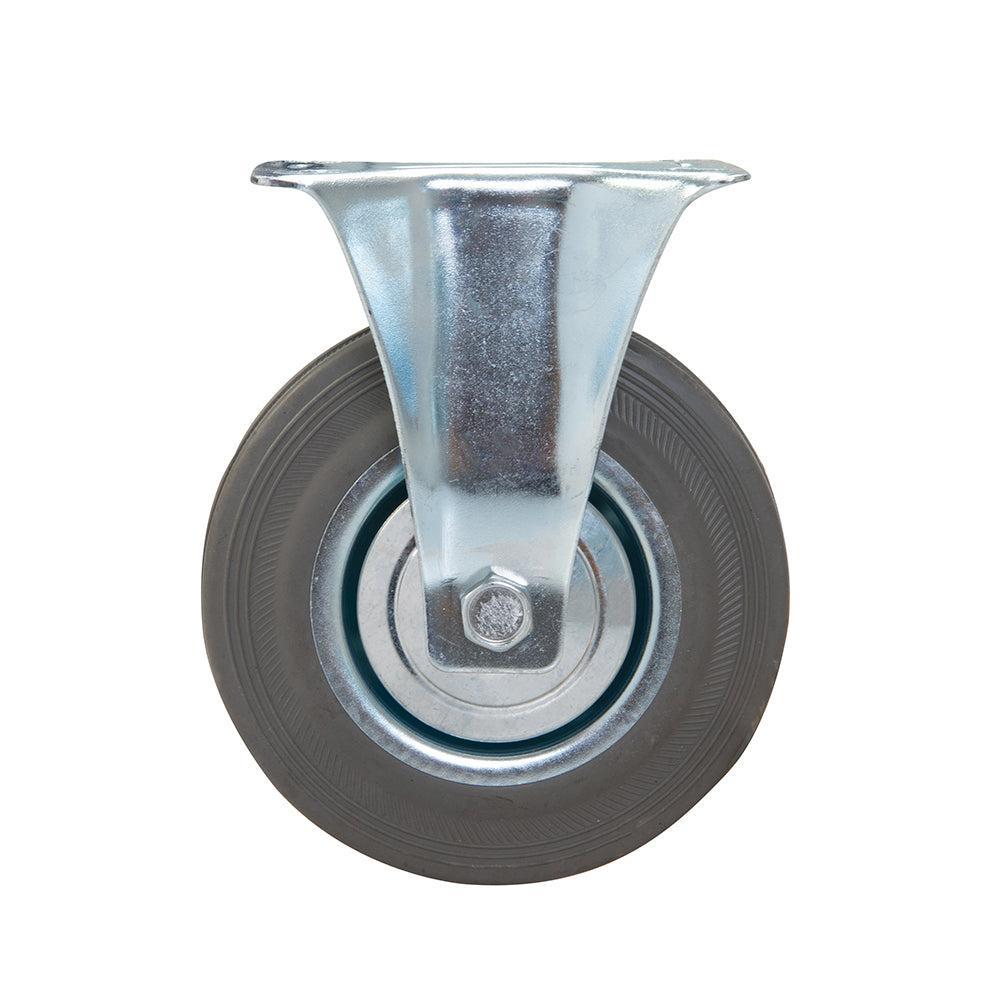 Fixman - Vast rubberen zwenkwiel 125 mm, 100 kg