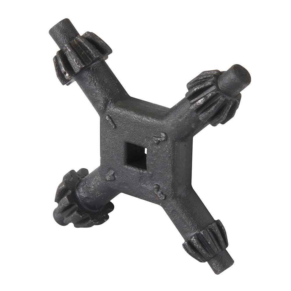 Silverline - 4-voudige universele spankopsleutel 10 & 13 mm spankoppen