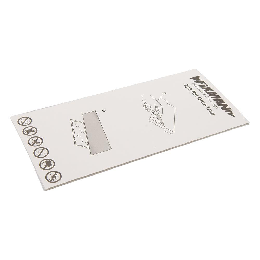 Fixman - Lijm rattenval, 2 pk.