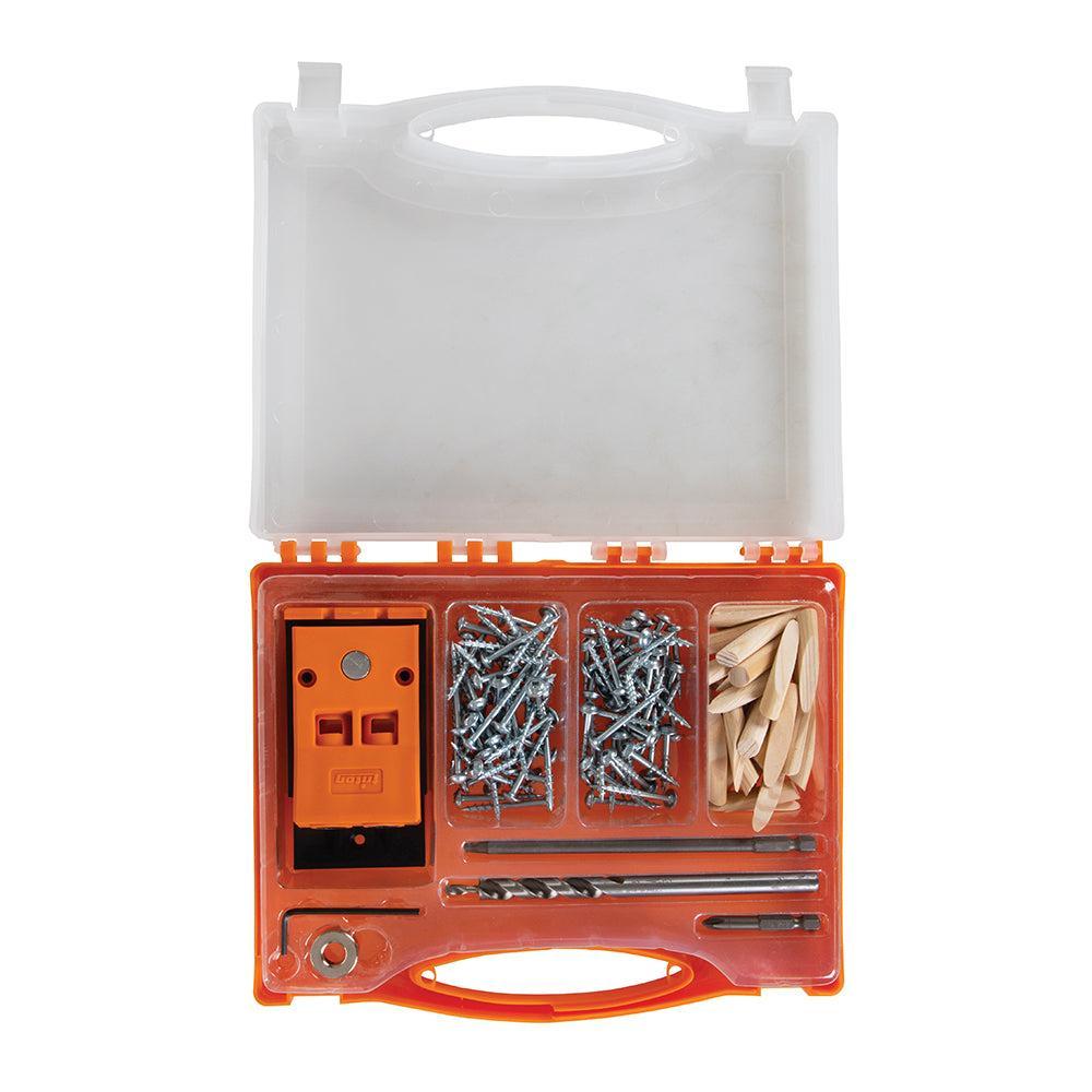 Triton - Dubbele pocket hole boor mal, 8-delige set T2PHJS