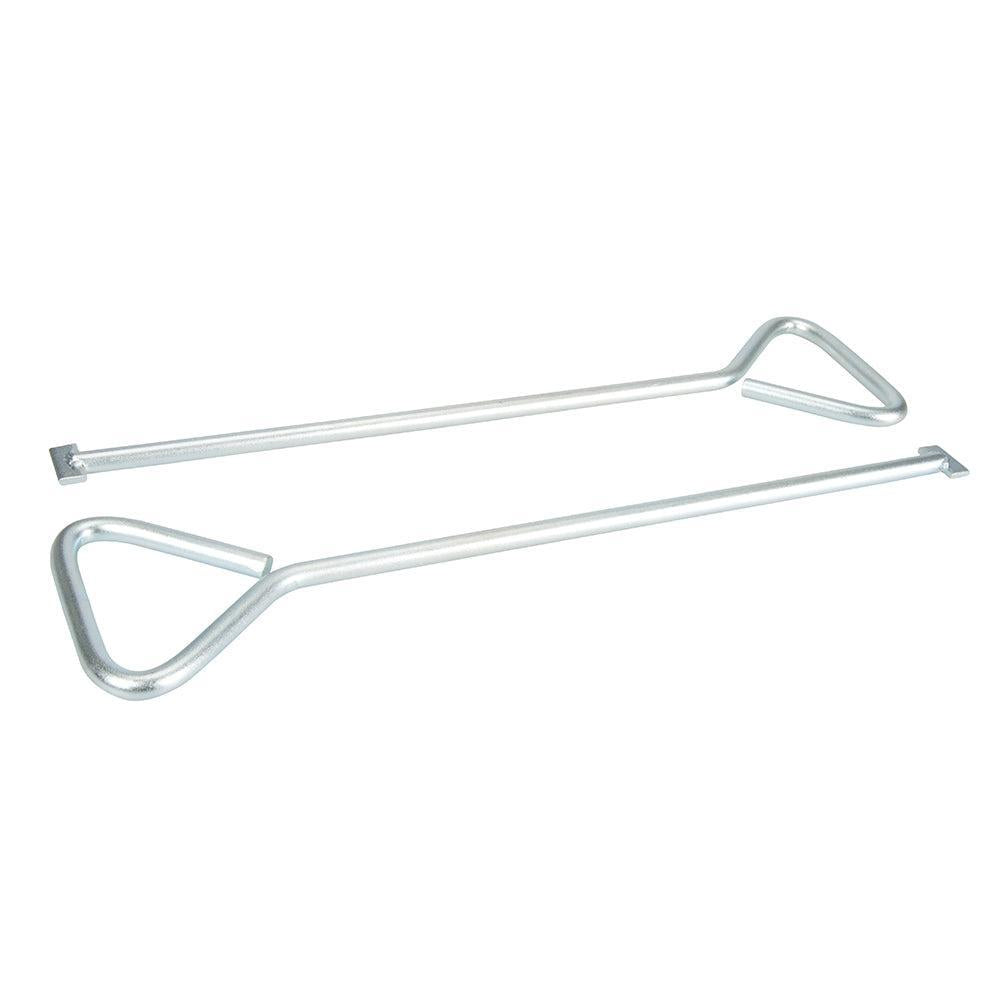 Silverline - Putdeksel sleutel met T-uiteinde, 2 pk. 520mm