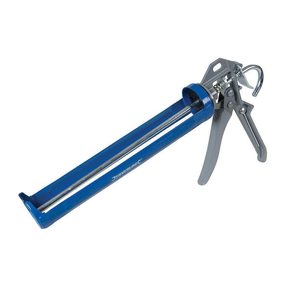 Silverline - Kitpistool met draaibare kokerhouder 400 ml