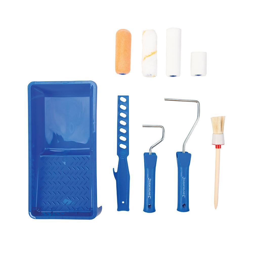 Silverline - 9-delige schilder set, rollers en borstels