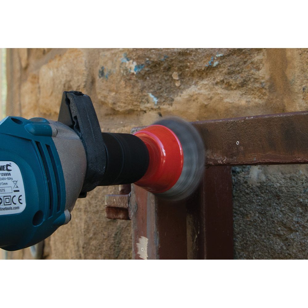 Silverline - Stalen komborstel met getordeerd draad 75 mm