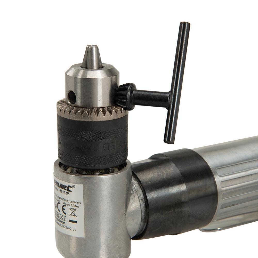 Silverline - Haakse pneumatische boormachine 10 mm