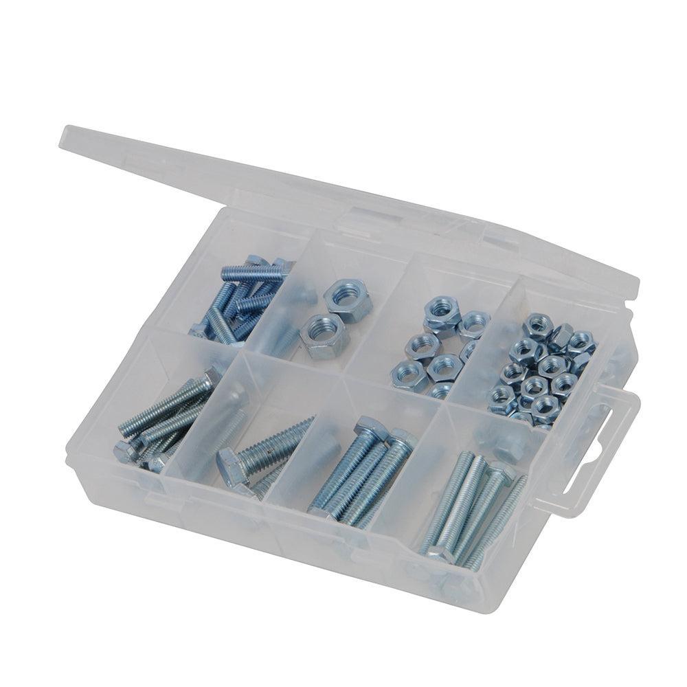 Fixman - Zeskantmoer en bout assortiment 75-delig assortiment