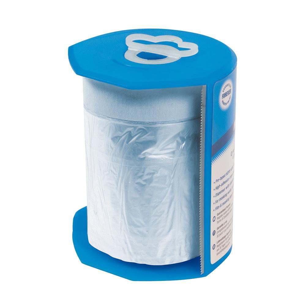 Silverline - Plastic dekfolie en houder 550 mm x 33 m