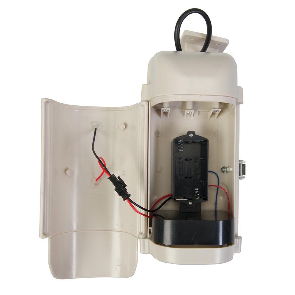 Silverline - Zonnepaneel aangedreven dummy CCTV beveiligingscamera met LED