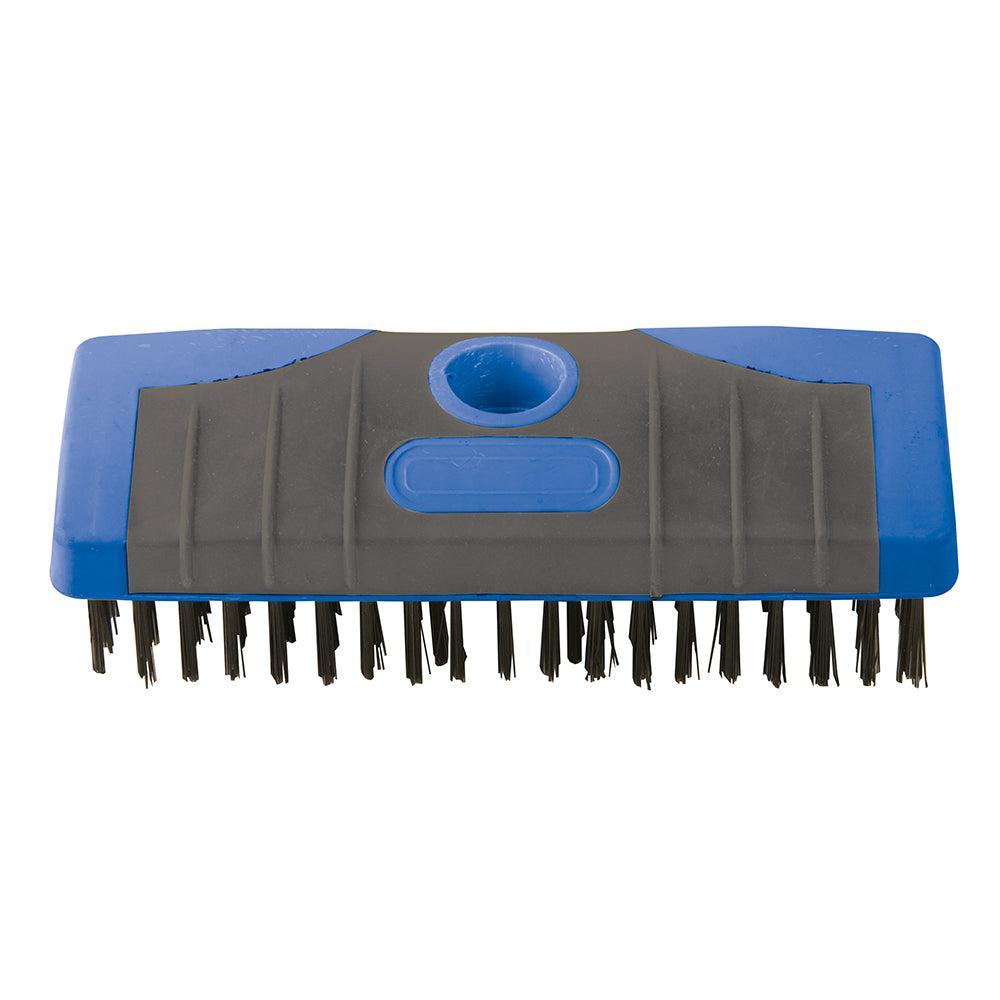 Silverline - Afneembare staalborstel kop 6 rijen