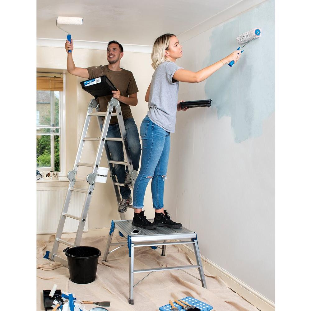 Silverline - Vierkant inklapbaar krukje 500 mm