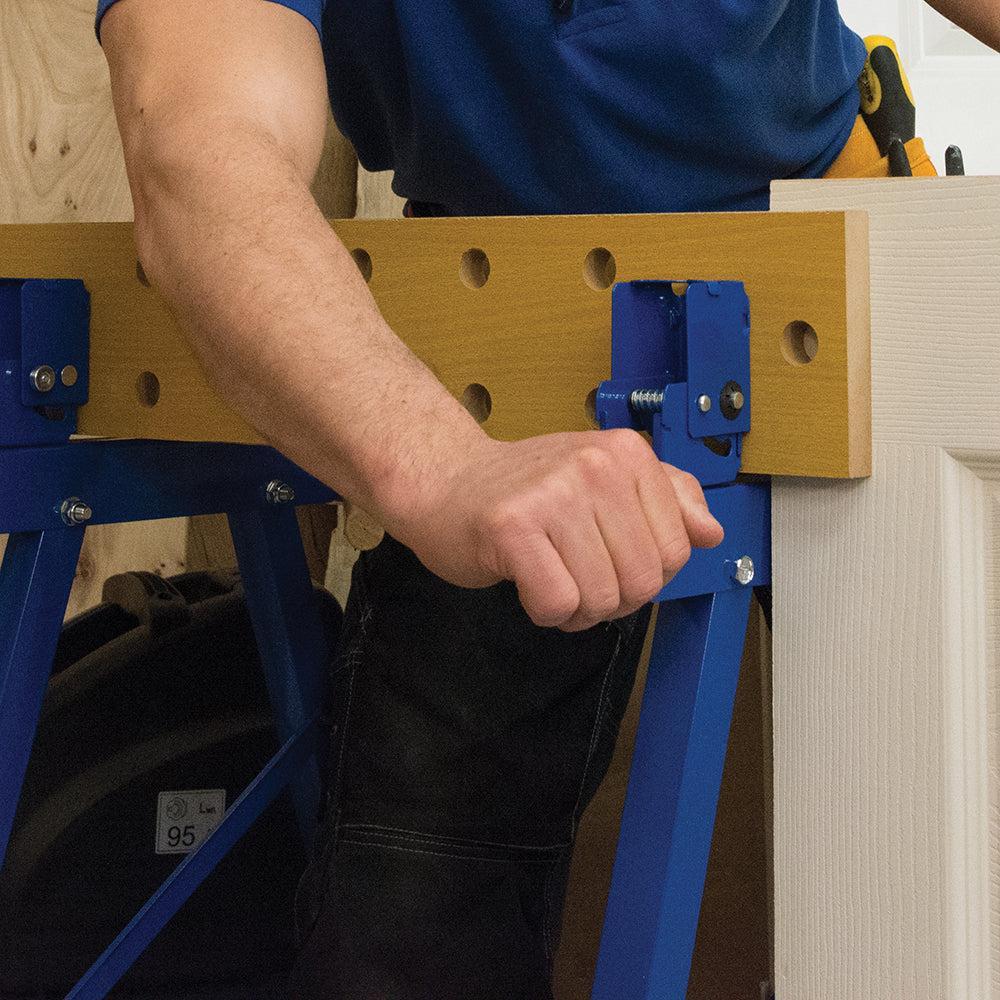 Silverline - 'Heavy-Duty' werkbank met kantelbaar werkblad 150 kg