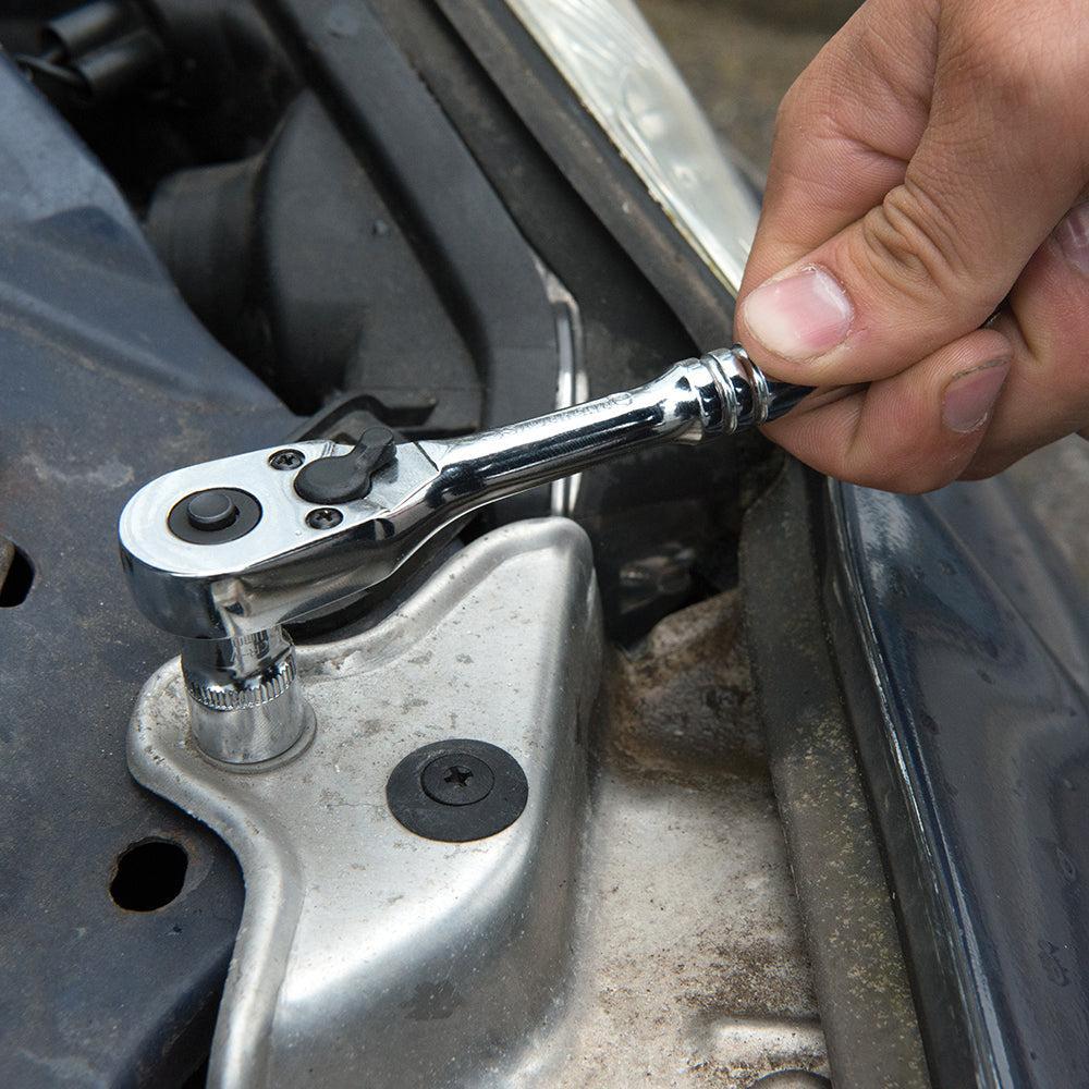 Silverline - Ratelsleutel met groot koppel 1/4"/62 Nm