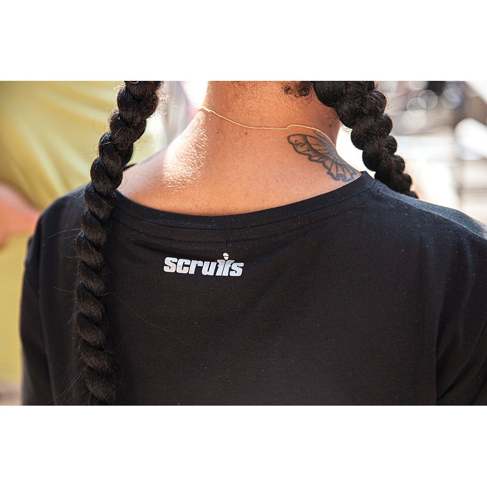 Scruffs - Trade T-shirt voor dames, zwart Maat 44