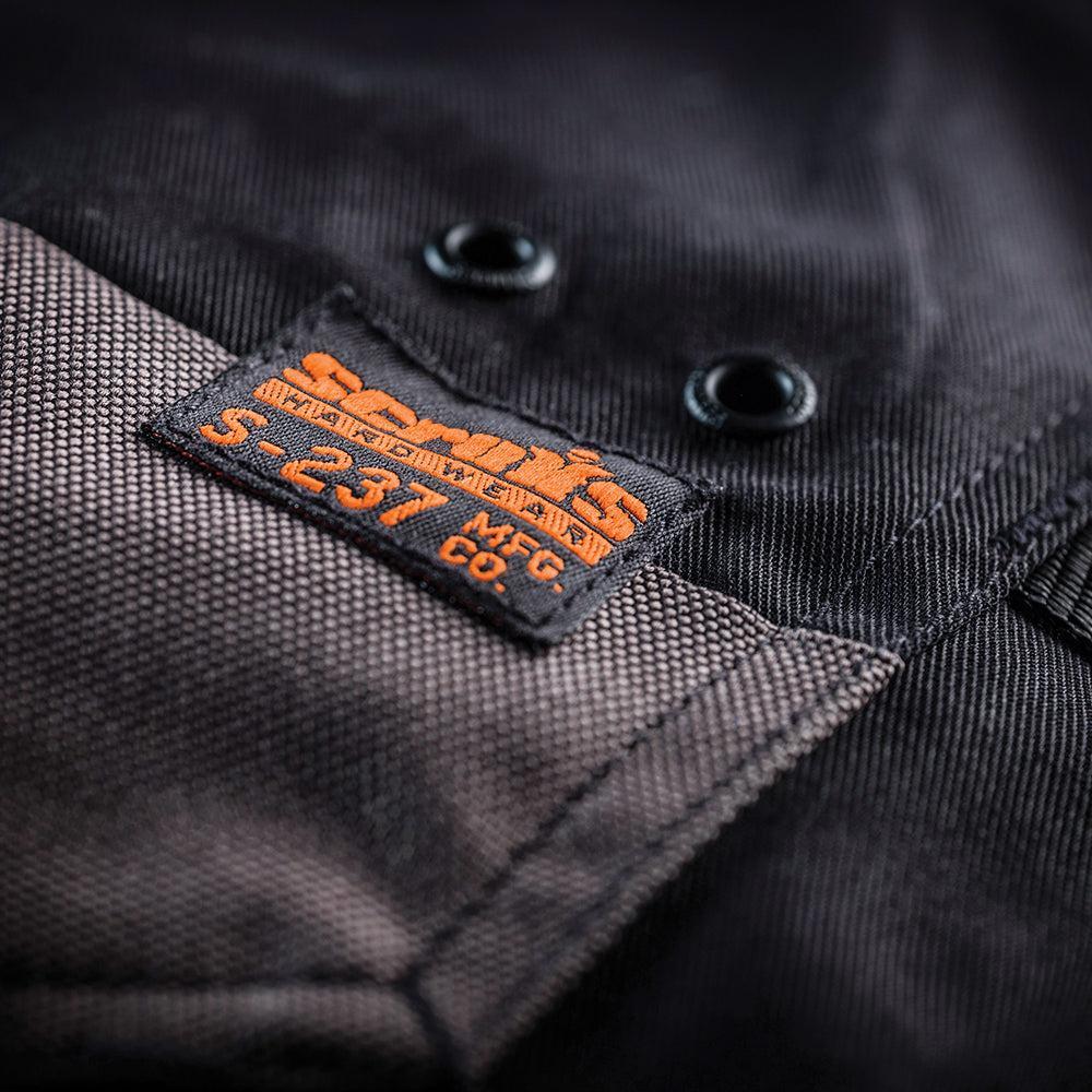 Scruffs - Trade Werkshort, zwart