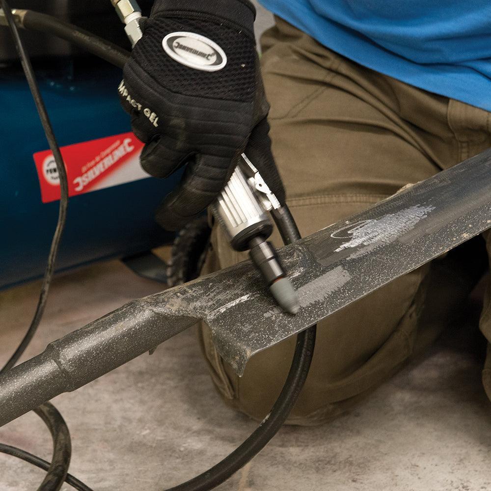 Silverline - 15-delige pneumatische slijp set 160 mm