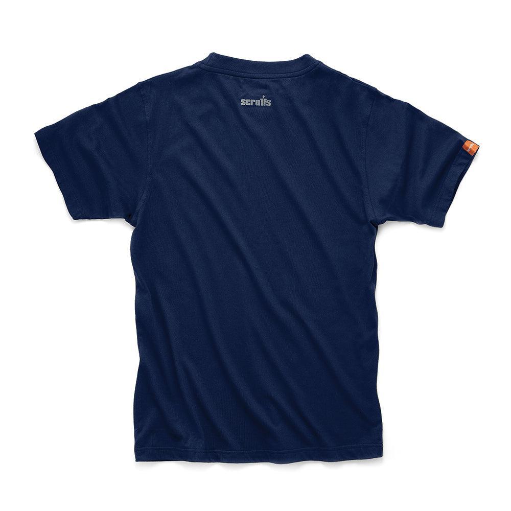 Scruffs - Eco Worker T-shirt, marineblauw