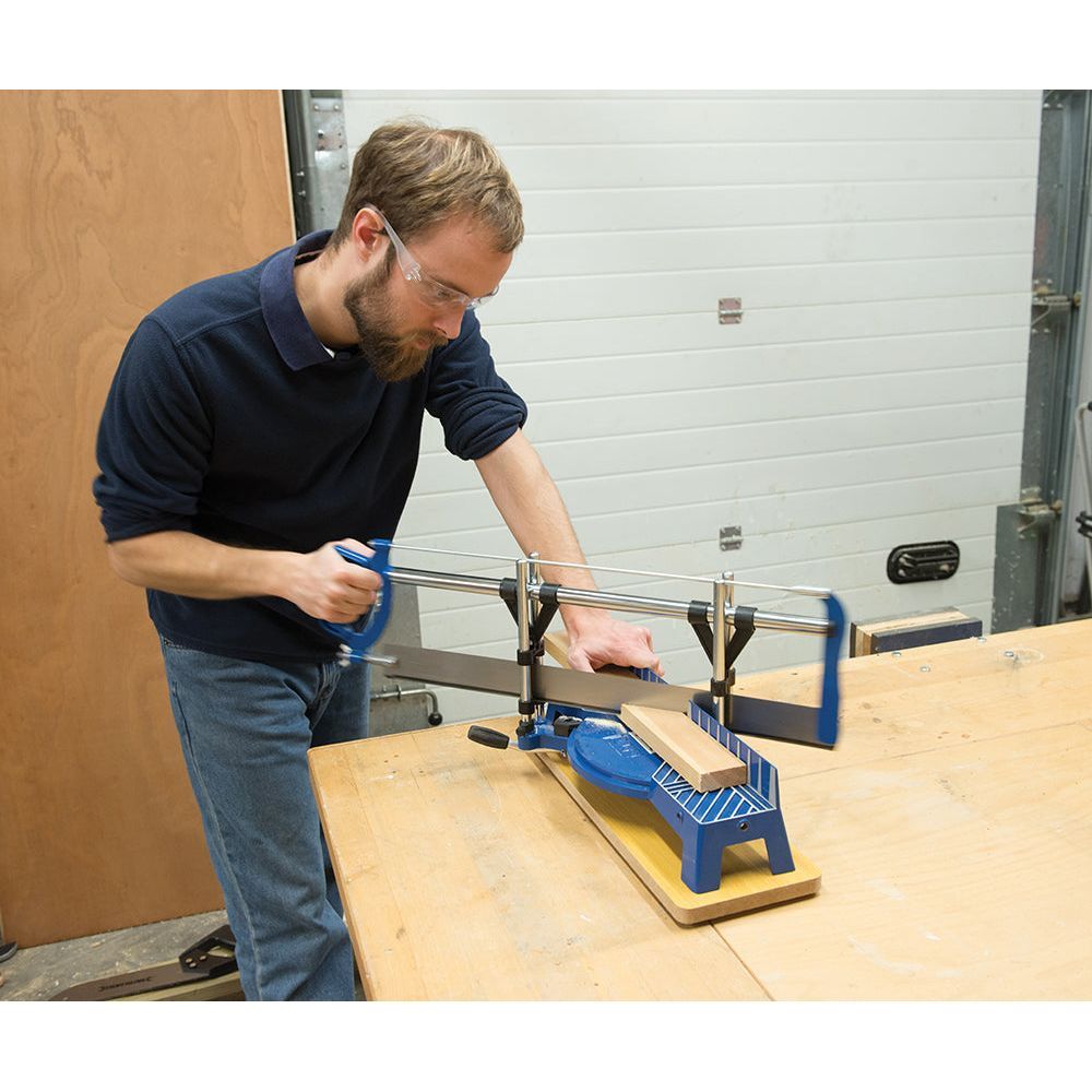 Silverline - Verstekzaag 550 mm, 14 tpi zaag