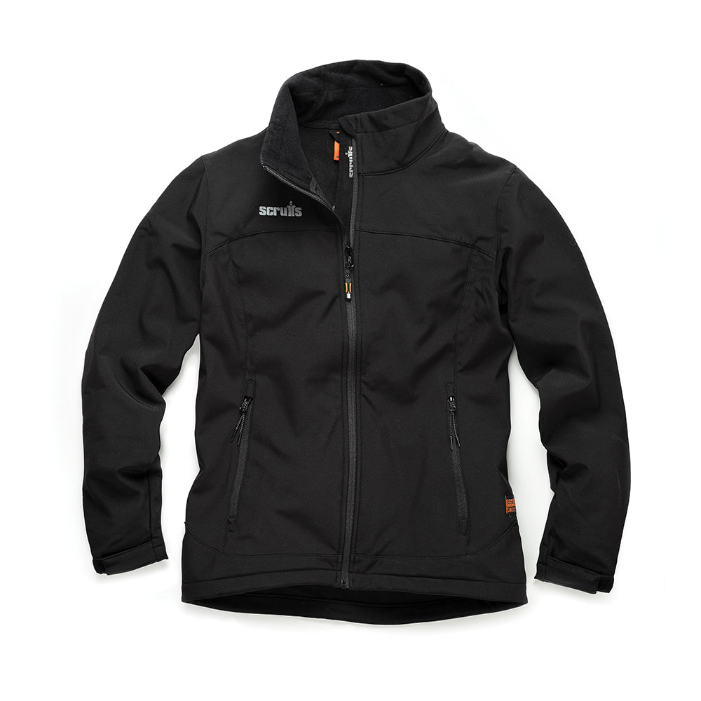 Scruffs - Trade Softshell werkjas voor dames, zwart Maat 46