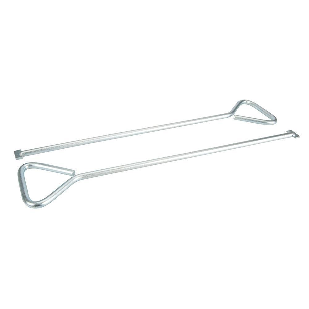 Silverline - Putdeksel sleutel met T-uiteinde, 2 pk. 620 mm