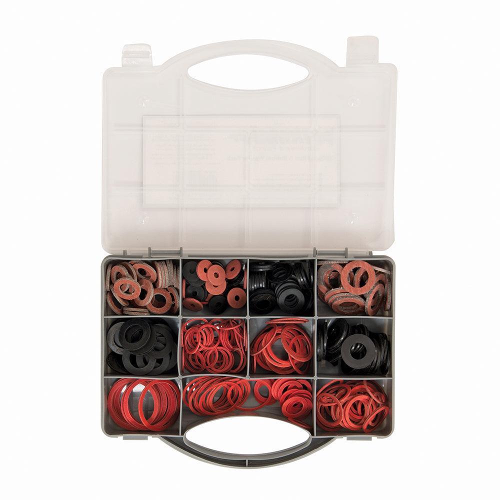 Fixman - Vezel en rubberen afdichtingsring assortiment 280-delig assortiment