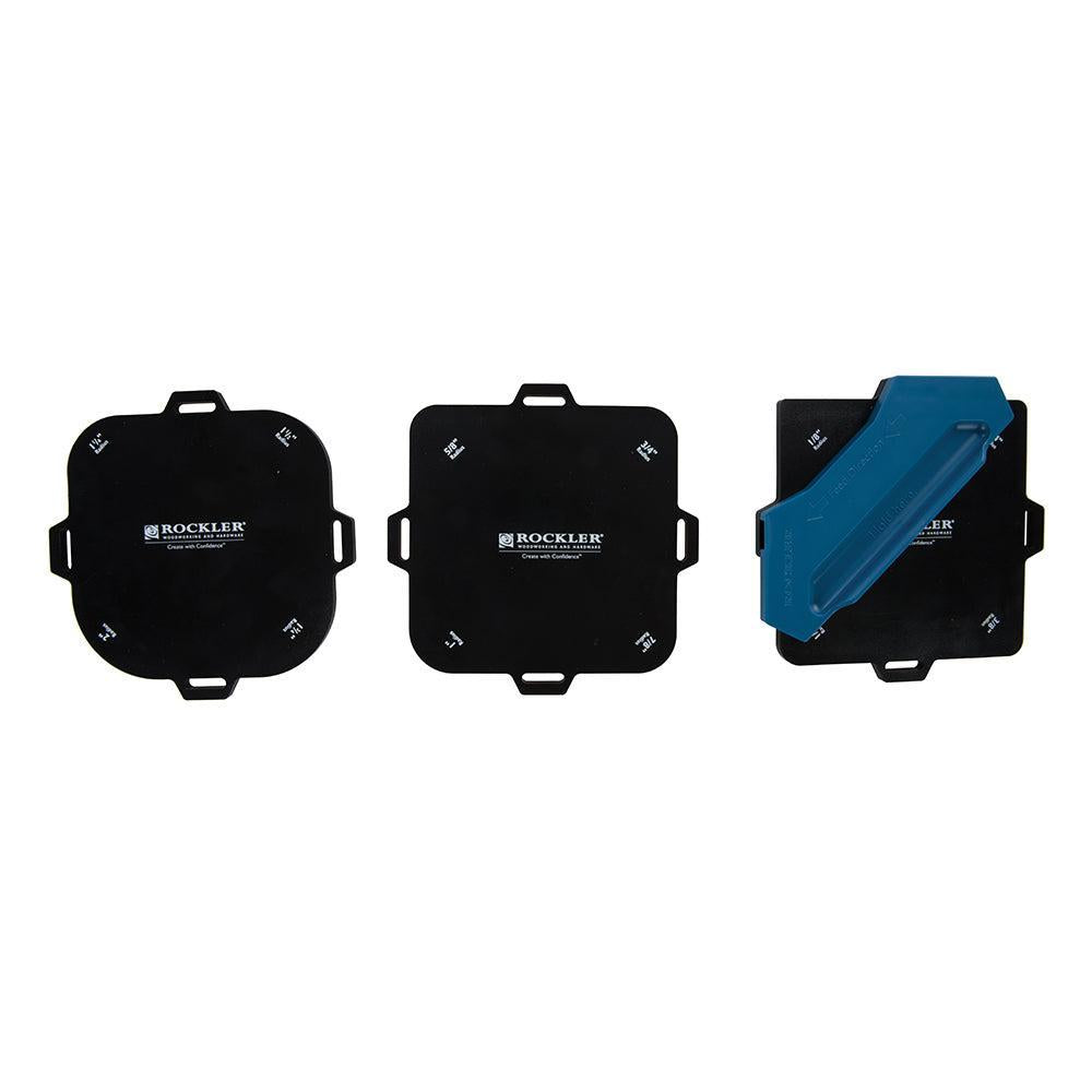 Rockler - Routingsjablonen voor hoekstralen 4 stk. Stralen 1/8-1"