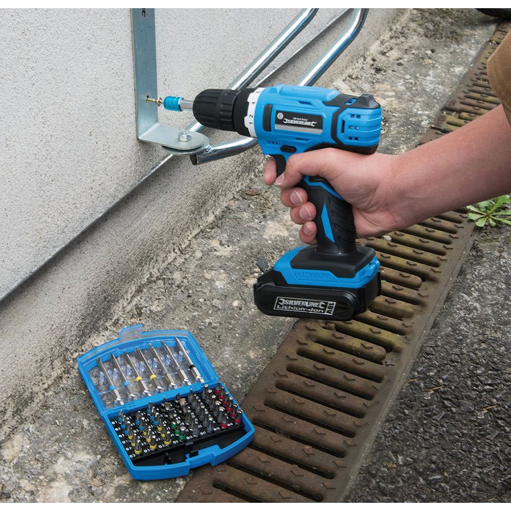 Silverline - 56-delige kleur-gecodeerde bit set