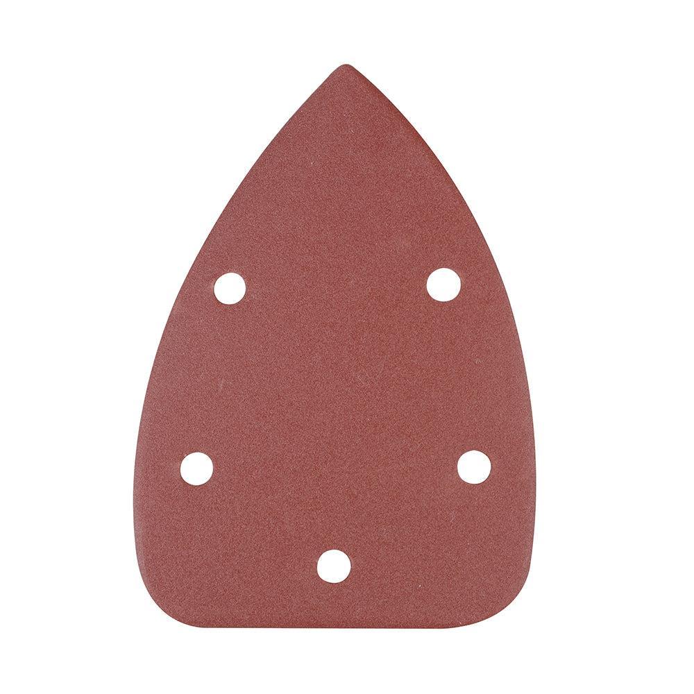 Silverline - 140 mm klittenband delta schuurvellen,10 pk. 240 korrelmaat