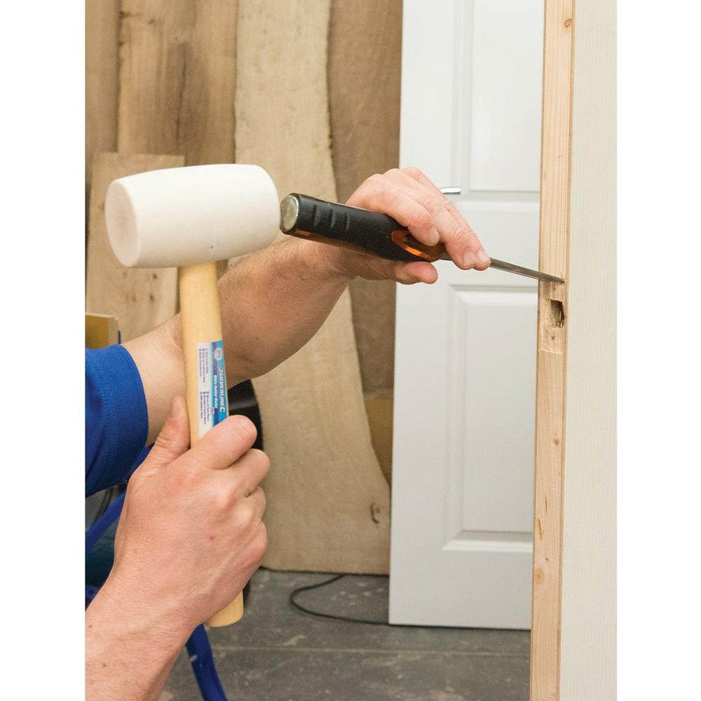 Silverline - Witte rubberen hamer 16 oz (454 g)