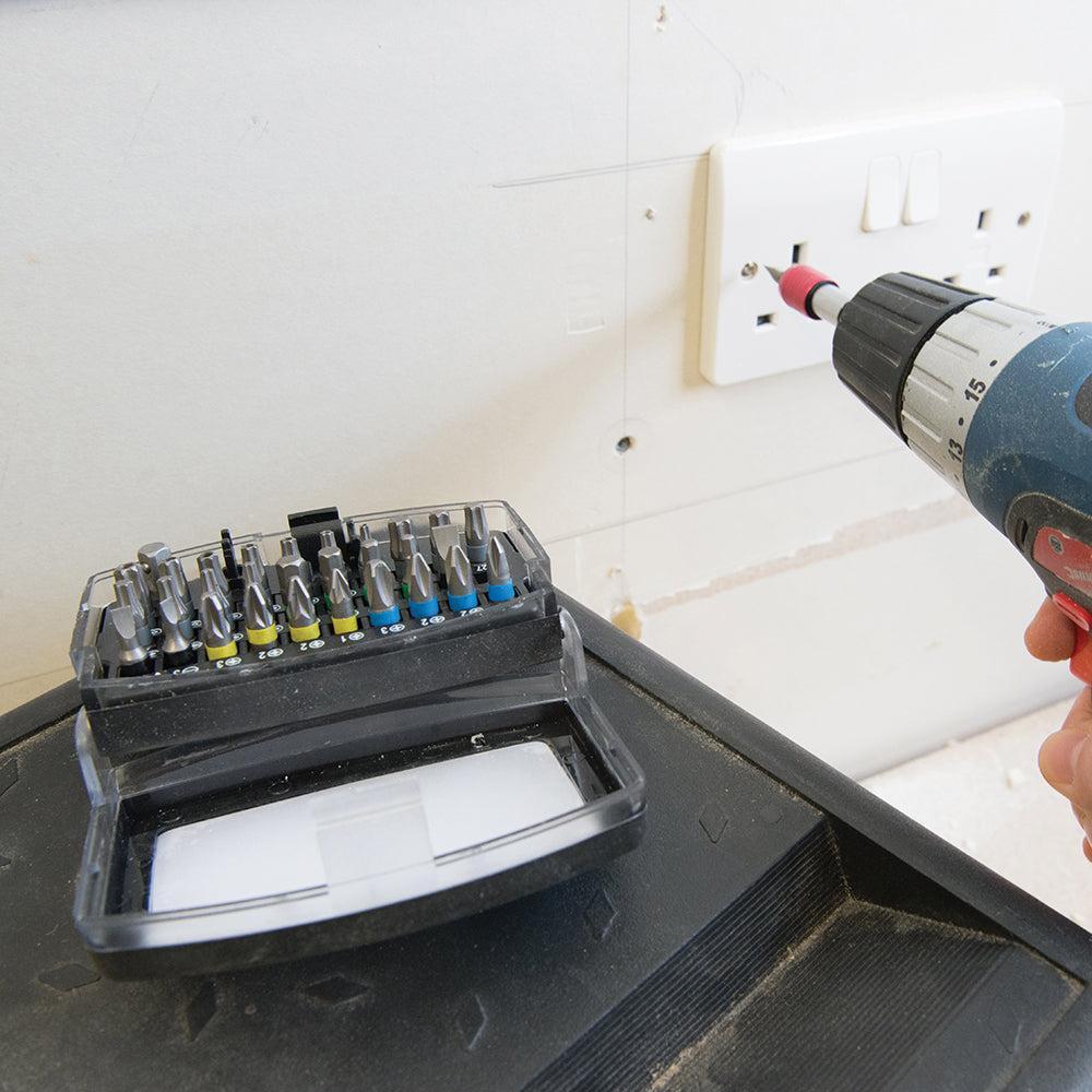 Silverline - 32-delige kleur gecodeerde inzet bit set