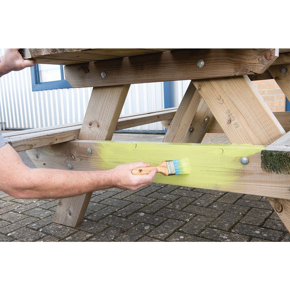 Silverline - Synthetische schilderskwasten set 25, 40 en 50 mm